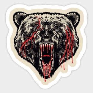 Tough Bear Sticker